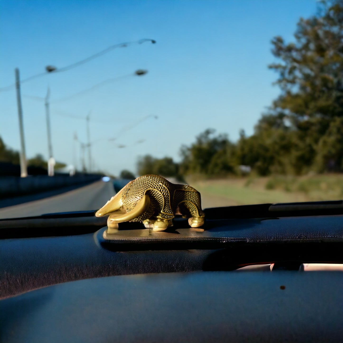 Bull Geometrical Sculpture – Car Dashboard.
