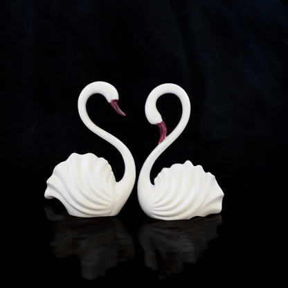 Swan Pair for interior Decor: A Serenade of Love and Elegance - Fabzie - Home Decor Elegance