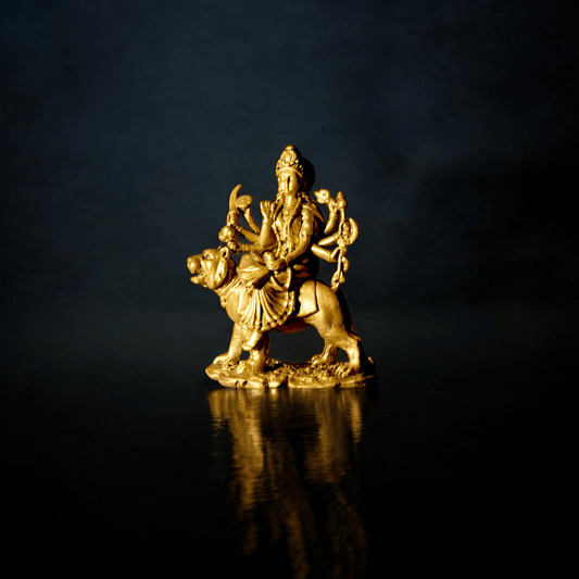 Sherawali Maa Murti: Hindu Divine Mother of Strength and Protection Murti.
