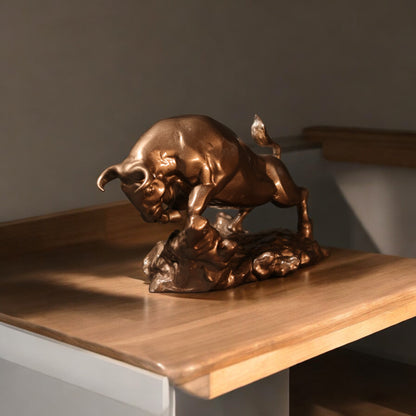 Office Decor Muscular Bull: Energy and Strength Embodied for Your Office - Fabzie - Home Decor Elegance