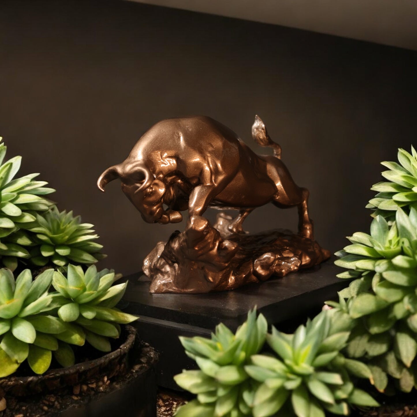 Office Decor Muscular Bull: Energy and Strength Embodied for Your Office - Fabzie - Home Decor Elegance