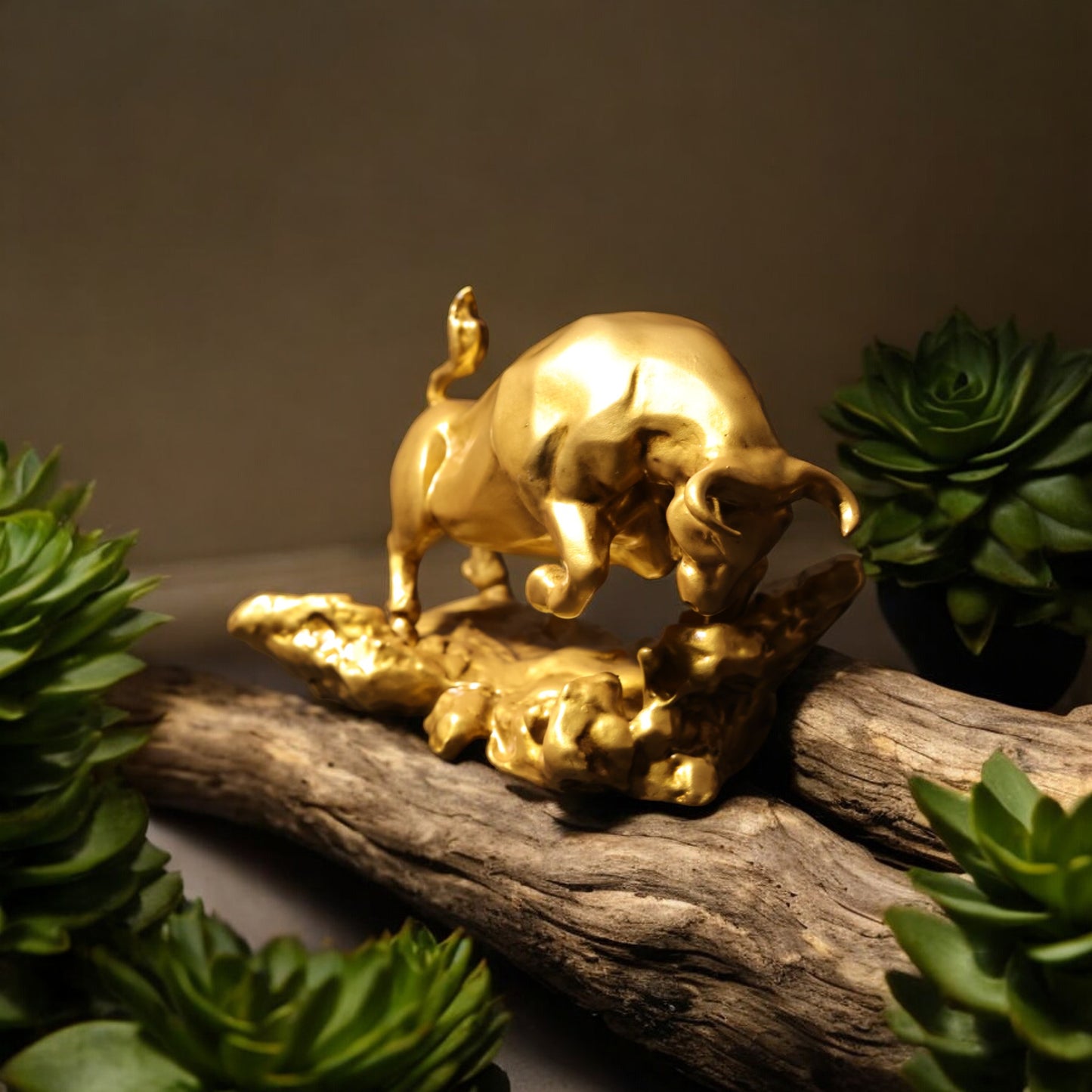 Office Decor Muscular Bull: Energy and Strength Embodied for Your Office - Fabzie - Home Decor Elegance