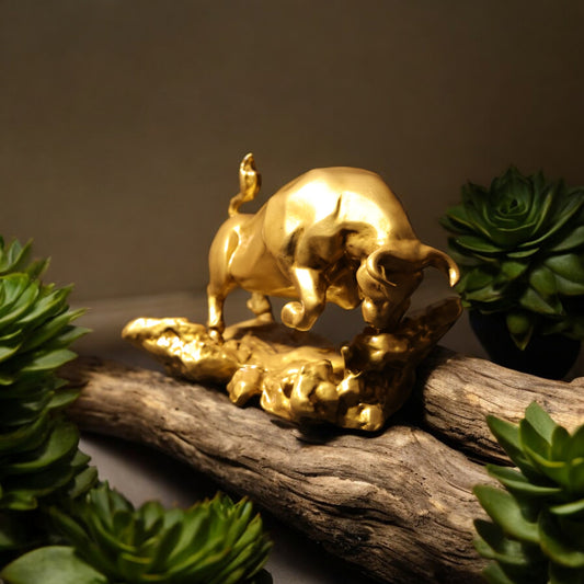 Office Decor Muscular Bull: Energy and Strength Embodied for Your Office - Fabzie - Home Decor Elegance