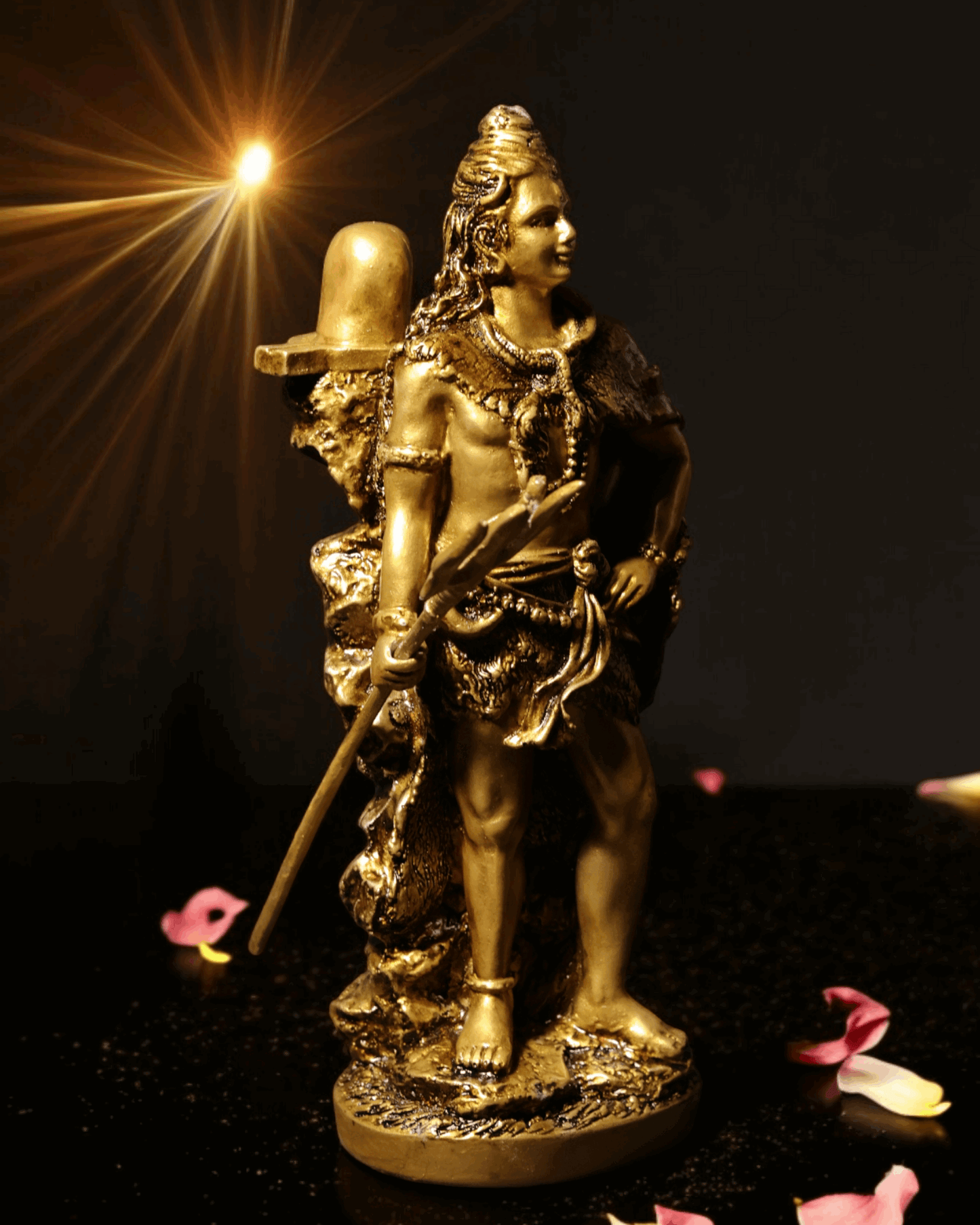 Shiv Ji with Shivling Murti - Divine Harmony.