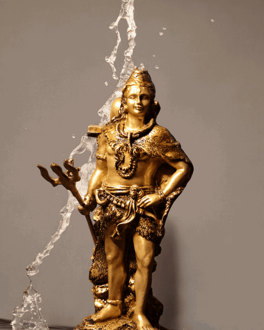 Shiv Ji with Shivling Murti - Divine Harmony.