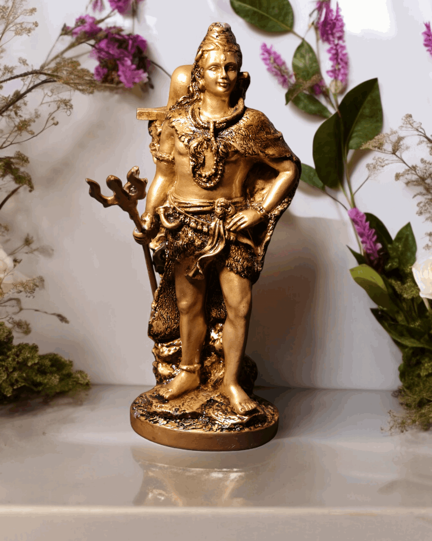Shiv Ji with Shivling Murti - Divine Harmony.