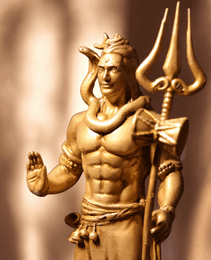 Shiv Ji Murti with Trishul - Divine Guardian.