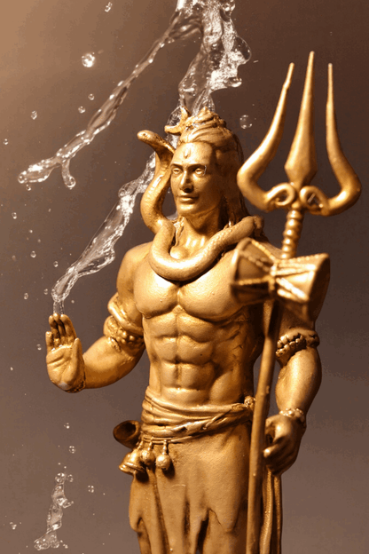 Shiv Ji Murti with Trishul - Divine Guardian.