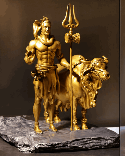 Shiv Ji and Nandi Murti - Divine Protector.