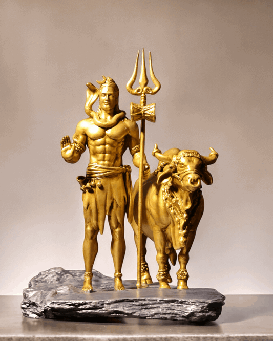 Shiv Ji and Nandi Murti - Divine Protector.