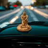 The Divine Touch: Shri Ram and the Squirrel's Devotion Murti for Car Dashboard.
