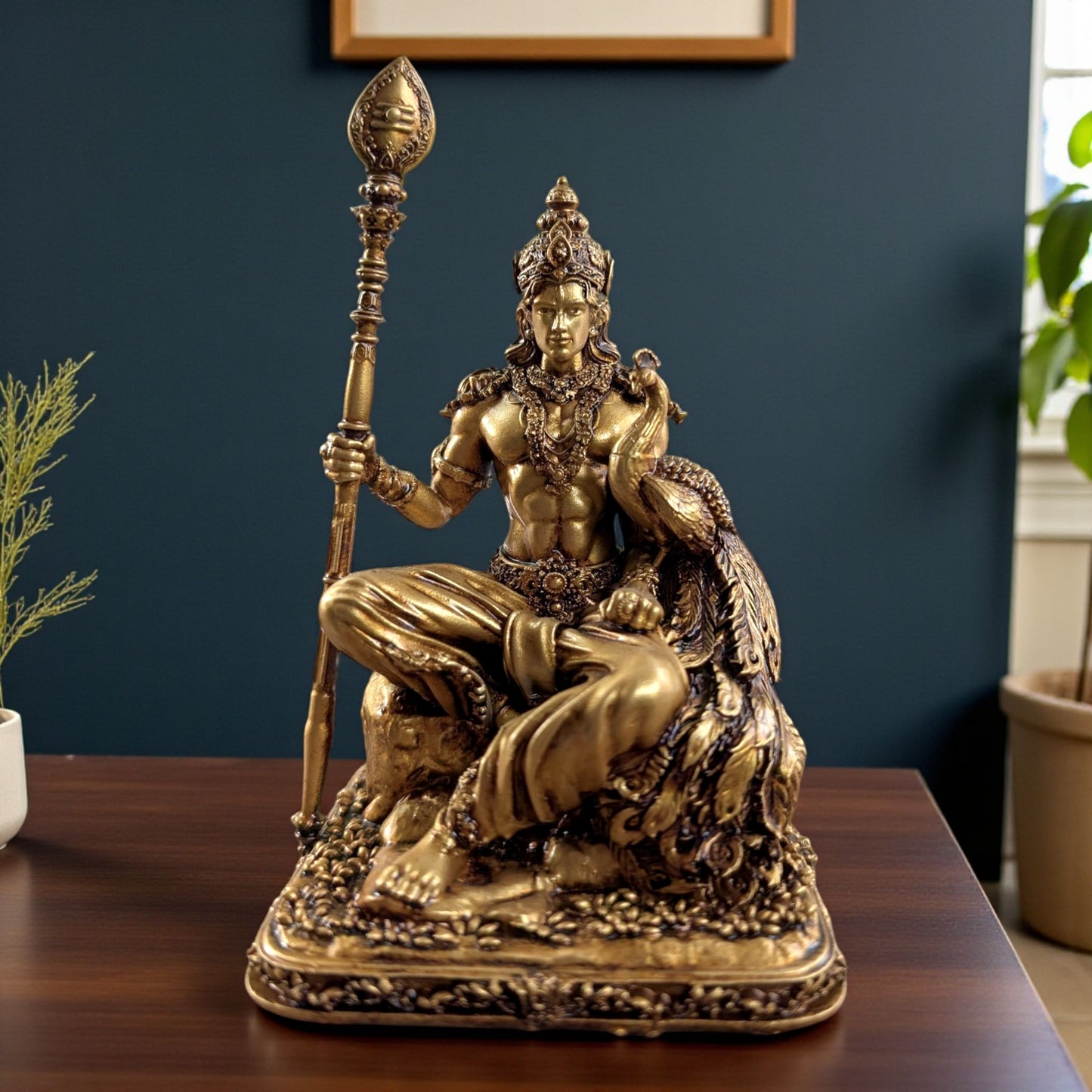 Kartikeya ji (Murugan/Subrahmanya) – The Divine Warrior of Victory & Courage (Sitting Posture)