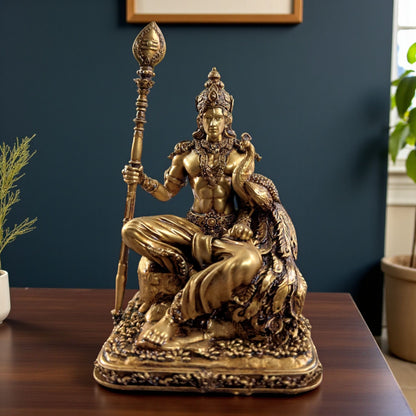 Kartikeya ji (Murugan/Subrahmanya) – The Divine Warrior of Victory & Courage (Sitting Posture)