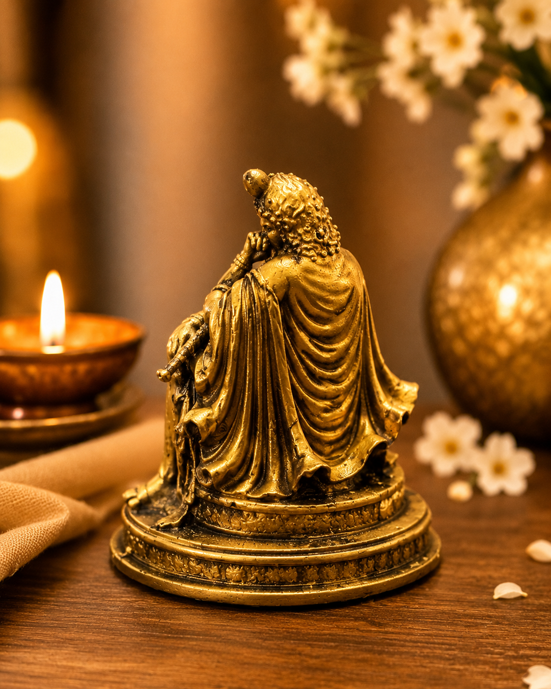 Shri Krishna in Peaceful Resting Pose