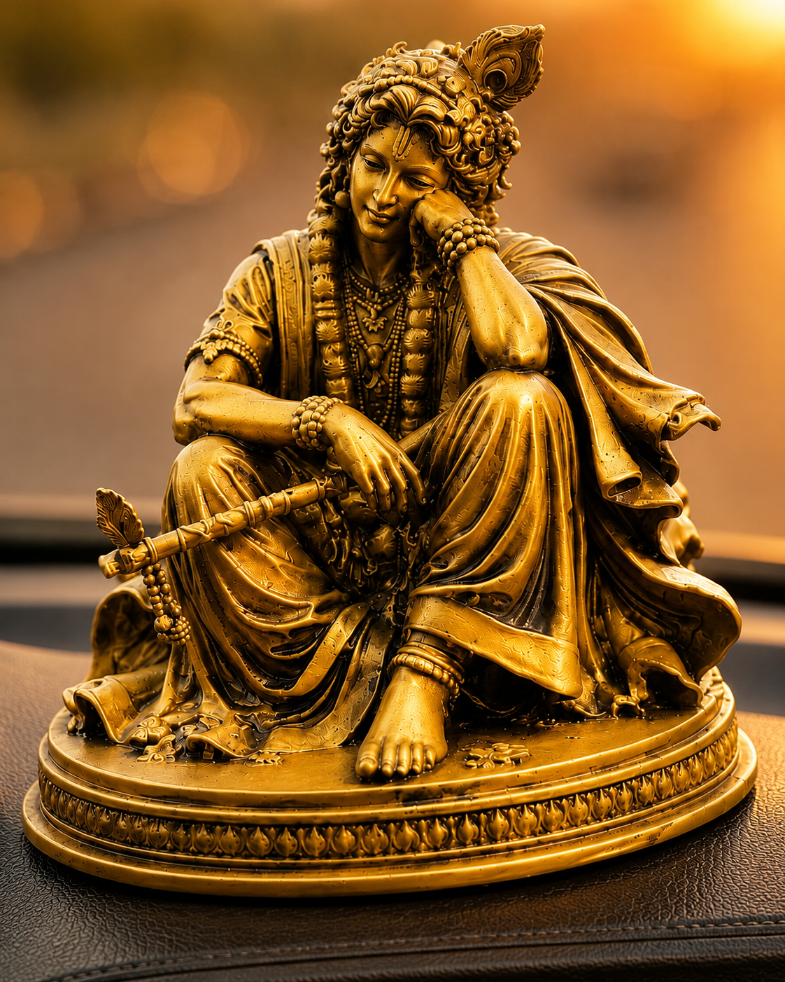 Shri Krishna in Peaceful Resting Pose
