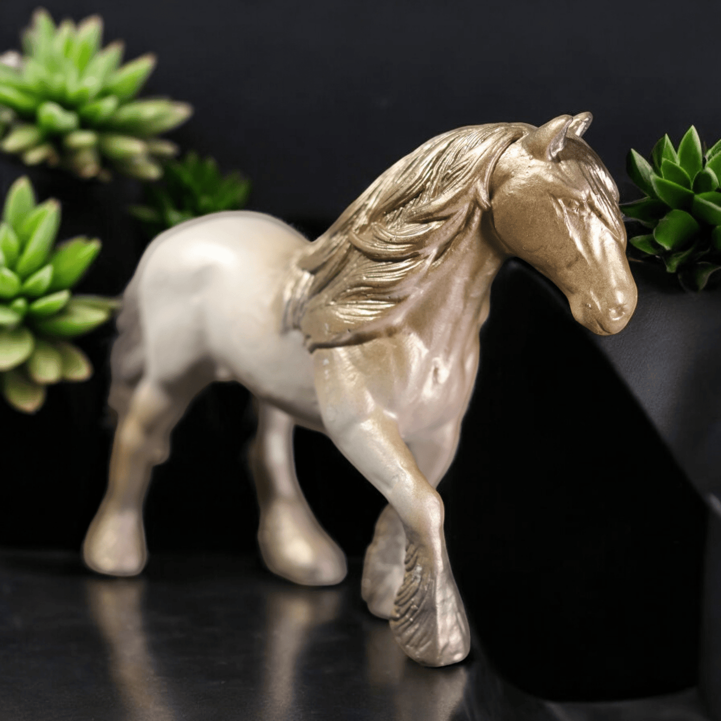 Horse  With Hair - Elegant Equestrian Decor.