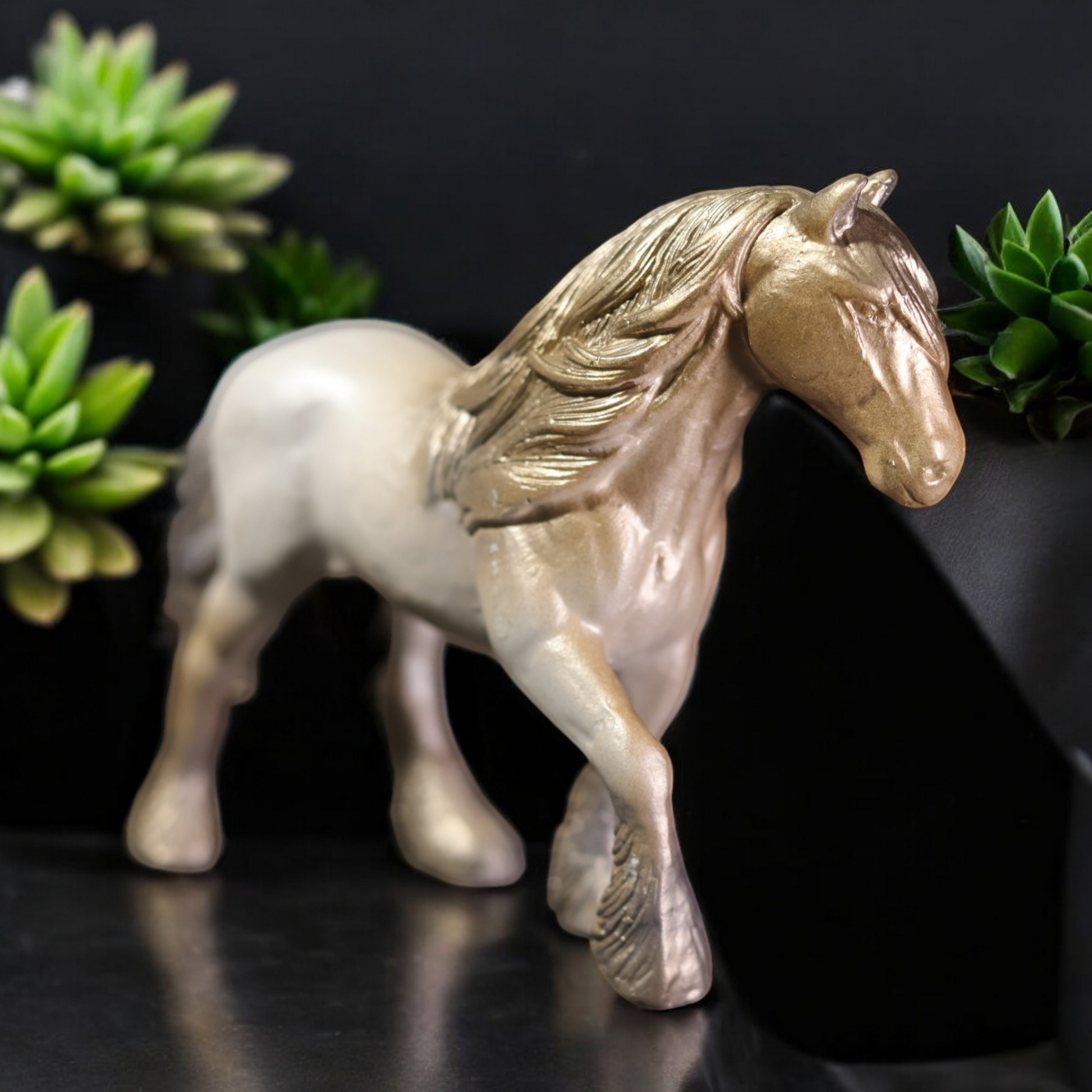 Horse  With Hair - Elegant Equestrian Decor