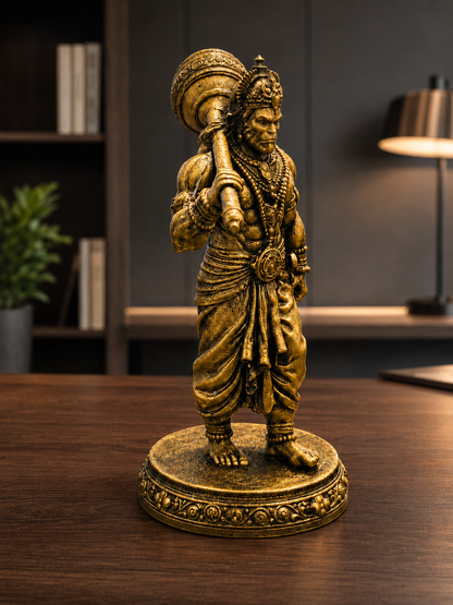 Powerful Bajrangbali Standing Idol for Car Dashboard