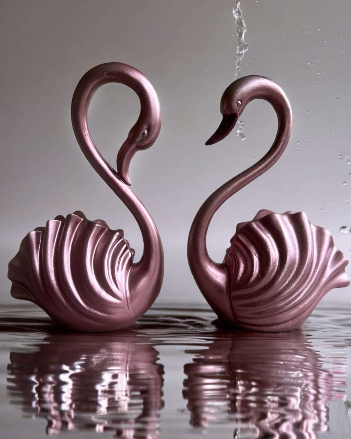 Swan Pair for interior Decor: A Serenade of Love and Elegance - Fabzie - Home Decor Elegance