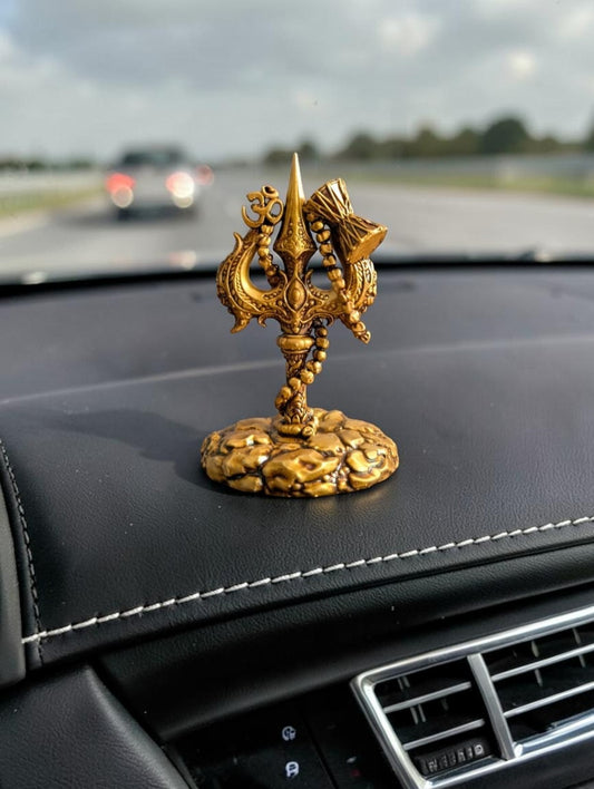 Fabzie Vedic Trishul | Lord Shiva Symbol | Spiritual Decor for Home, Office & Car Dashboard | Divine Protection & Positive Energy - Fabzie - Home Decor Elegance