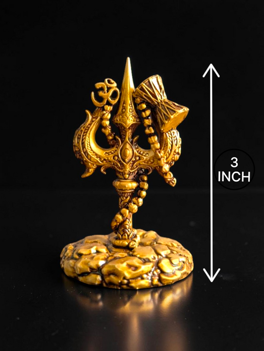 Fabzie Vedic Trishul | Lord Shiva Symbol | Spiritual Decor for Home, Office & Car Dashboard | Divine Protection & Positive Energy - Fabzie - Home Decor Elegance