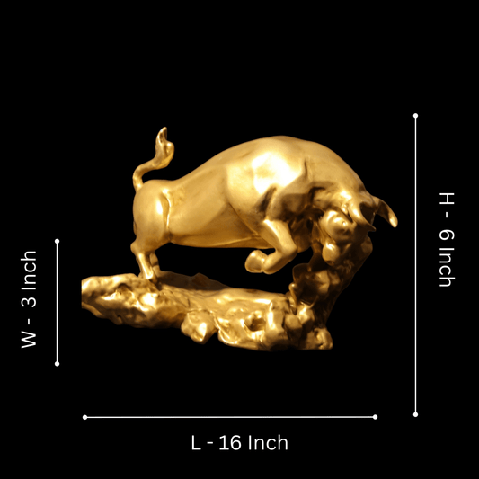 Office Decor Muscular Bull: Energy and Strength Embodied for Your Office - Fabzie - Home Decor Elegance