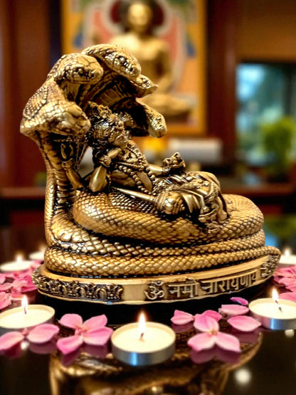 Vishnu Ji with Sheshnaag – Divine Decor for Home & Office - Fabzie - Home Decor Elegance