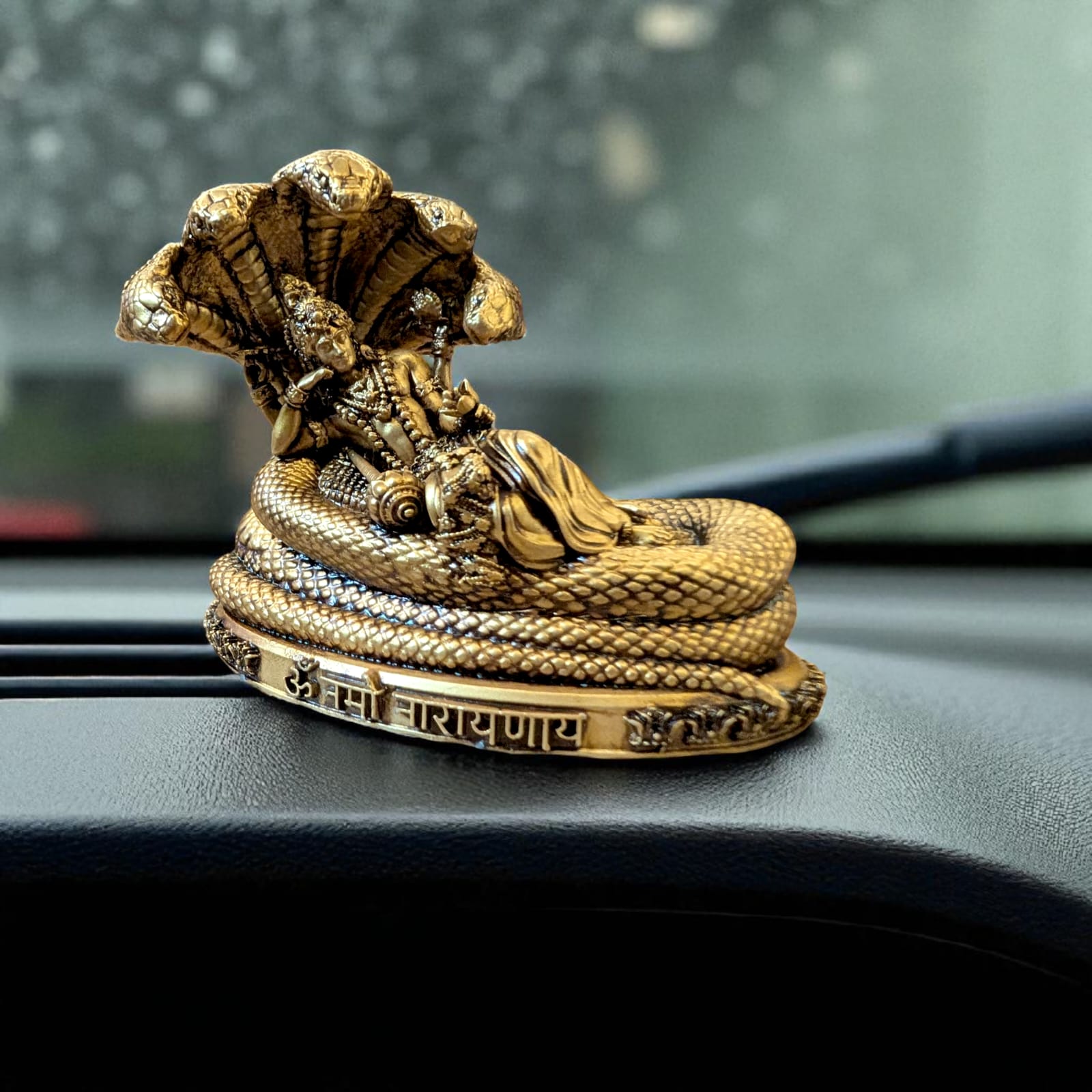 Vishnu Ji with Sheshnaag – Protective Car Dashboard Idol - Fabzie - Home Decor Elegance