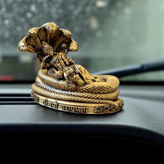 Vishnu Ji with Sheshnaag – Protective Car Dashboard Idol - Fabzie - Home Decor Elegance