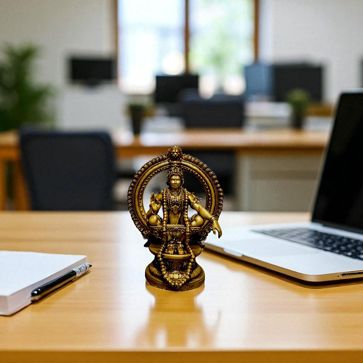 Lord Ayyappa Idol – The Warrior Yogi of Balance and Devotion - Fabzie - Home Decor Elegance