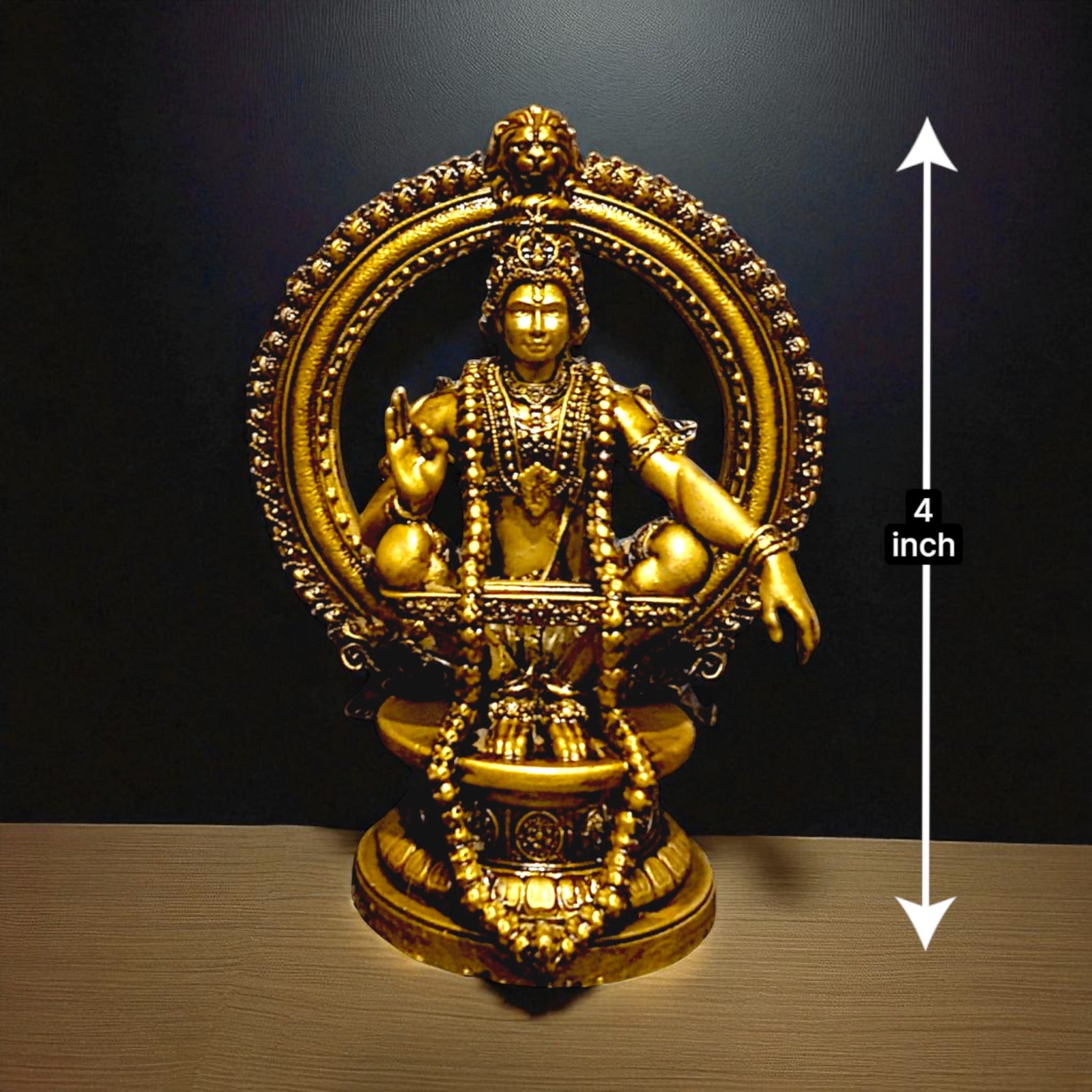 Lord Ayyappa Idol – The Warrior Yogi of Balance and Devotion - Fabzie - Home Decor Elegance