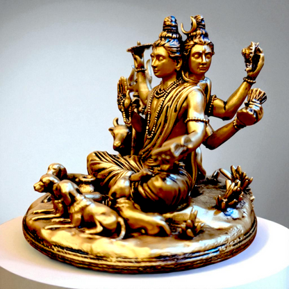 “Lord Dattatreya – The Trinity of Divine Wisdom, Power & Liberation” - Fabzie - Home Decor Elegance