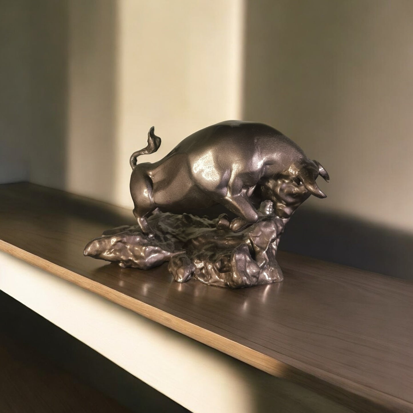 Office Decor Muscular Bull: Energy and Strength Embodied for Your Office - Fabzie - Home Decor Elegance