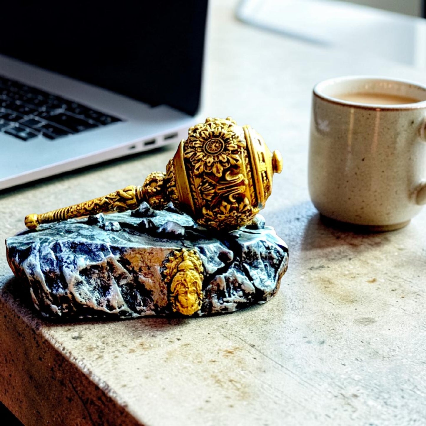 Hanuman Gada Idol for Home & Car Dashboard – Strength, Devotion & Vastu Energy (Copy) - Fabzie - Home Decor Elegance