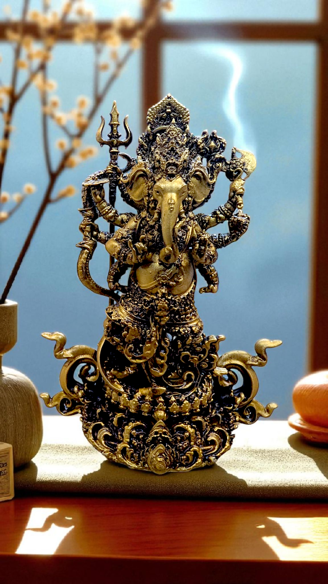 Dancing Ganesha Idol – Joyful Energy & Auspicious Vibes for Your Decor - Fabzie - Home Decor Elegance