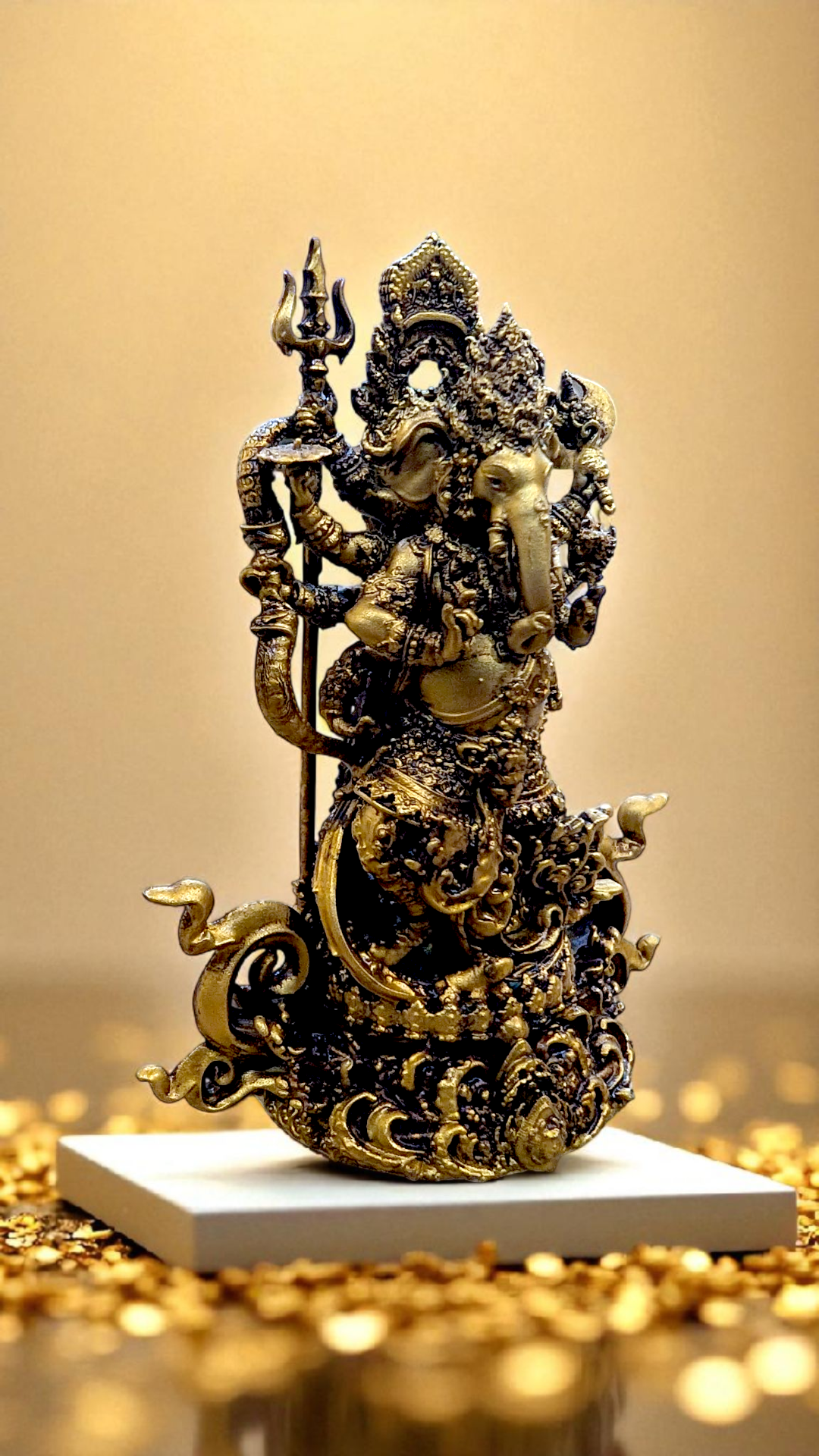 Dancing Ganesha Idol – Joyful Energy & Auspicious Vibes for Your Decor - Fabzie - Home Decor Elegance