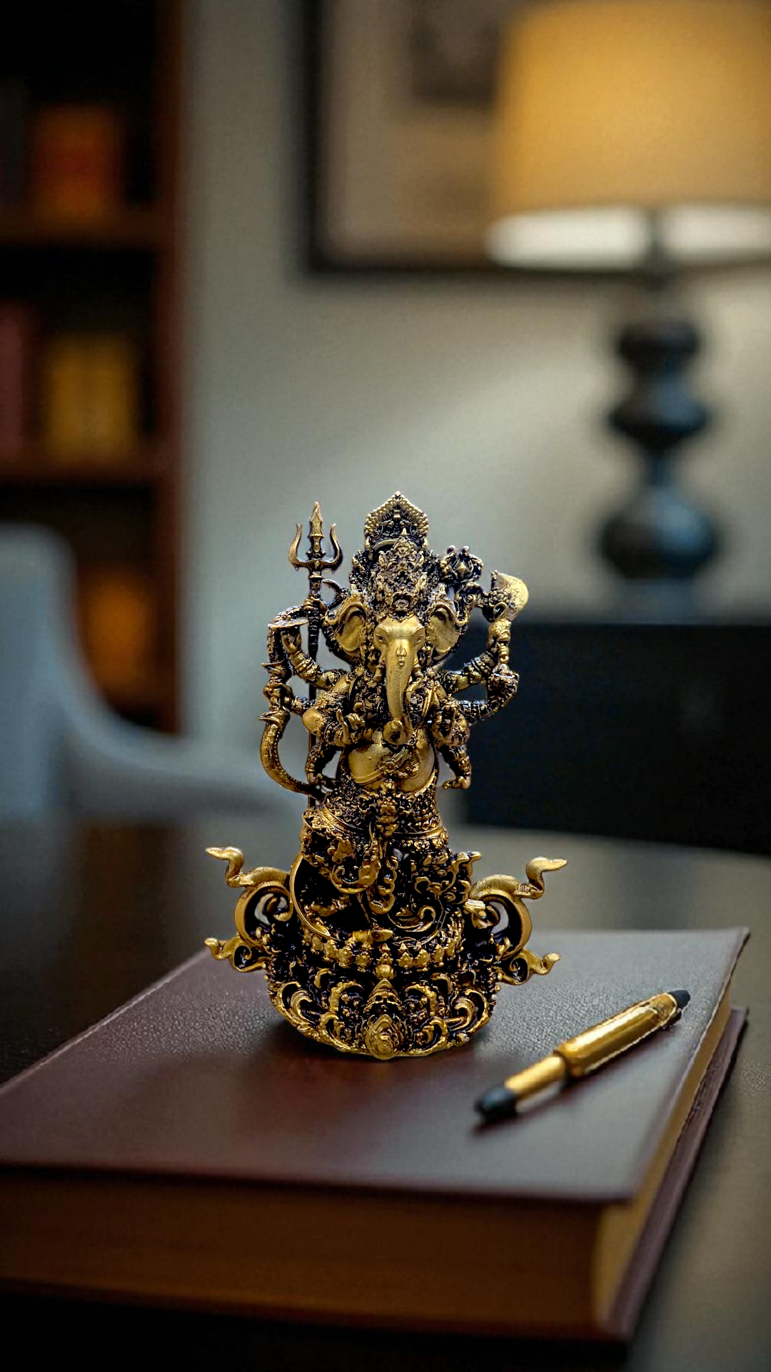 Dancing Ganesha Idol – Joyful Energy & Auspicious Vibes for Your Decor - Fabzie - Home Decor Elegance