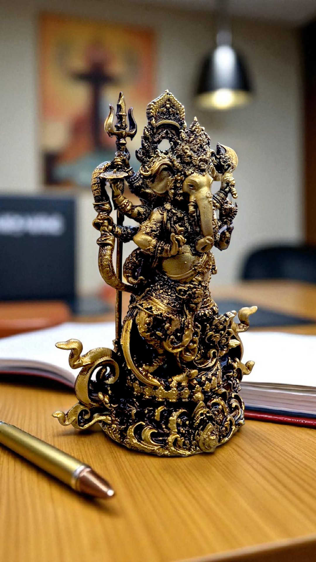 Dancing Ganesha Idol – Joyful Energy & Auspicious Vibes for Your Decor - Fabzie - Home Decor Elegance