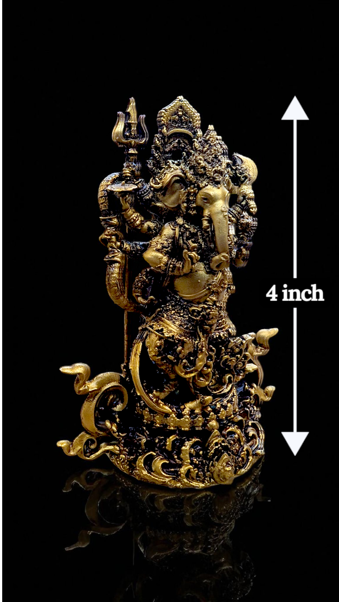 Dancing Ganesha Idol – Joyful Energy & Auspicious Vibes for Your Decor - Fabzie - Home Decor Elegance