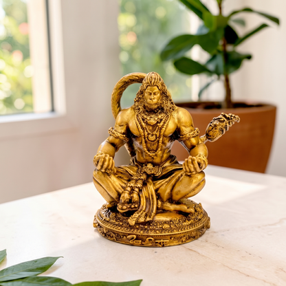Meditative Hanuman Idol for Car Dashboard & Home – Divine Protection & Positive Energy Decor - Fabzie - Home Decor Elegance