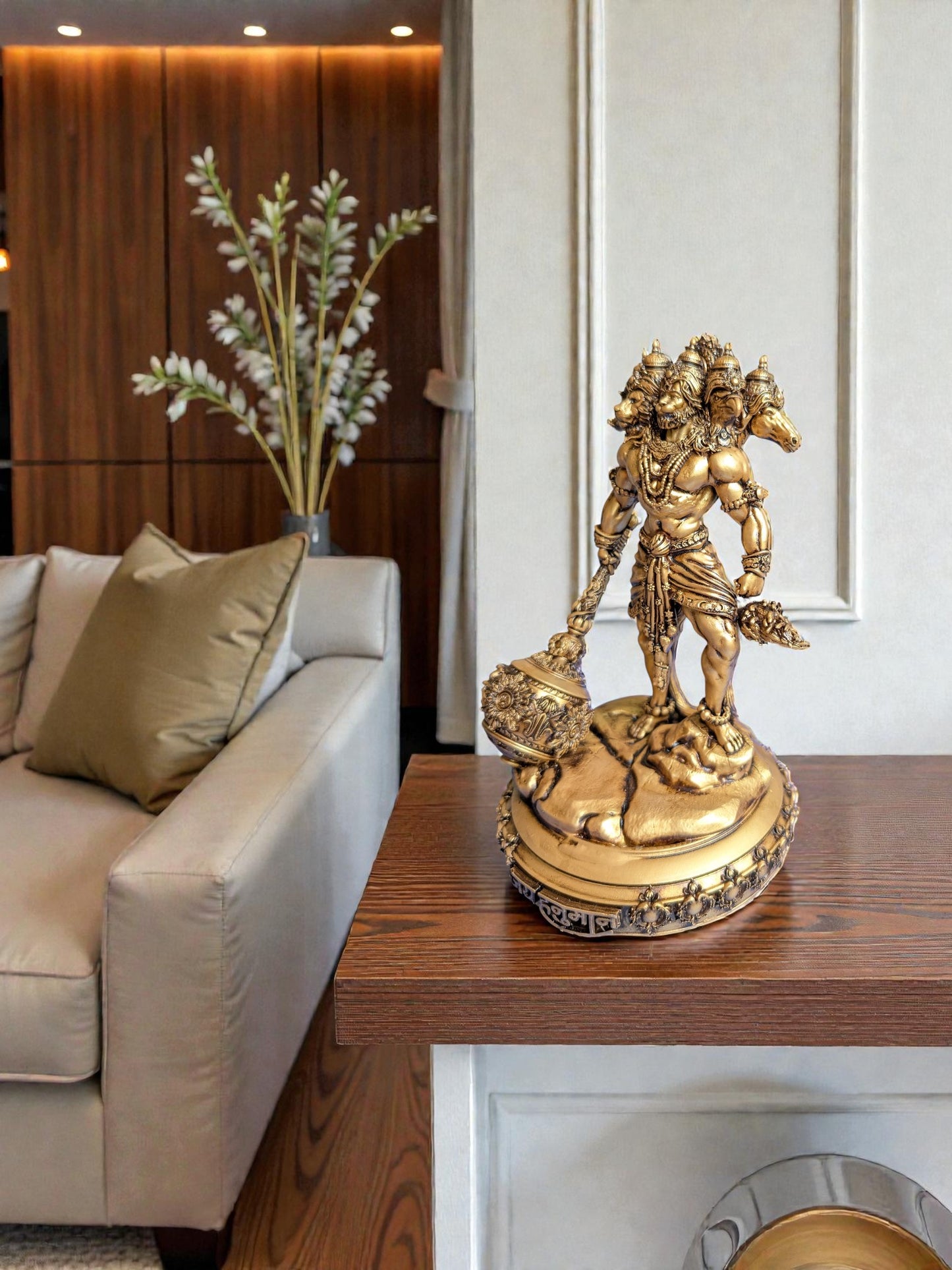 Panchmukhi Hanuman Ji 2 hands – Guardian of Strength & Protection for Home - Fabzie - Home Decor Elegance