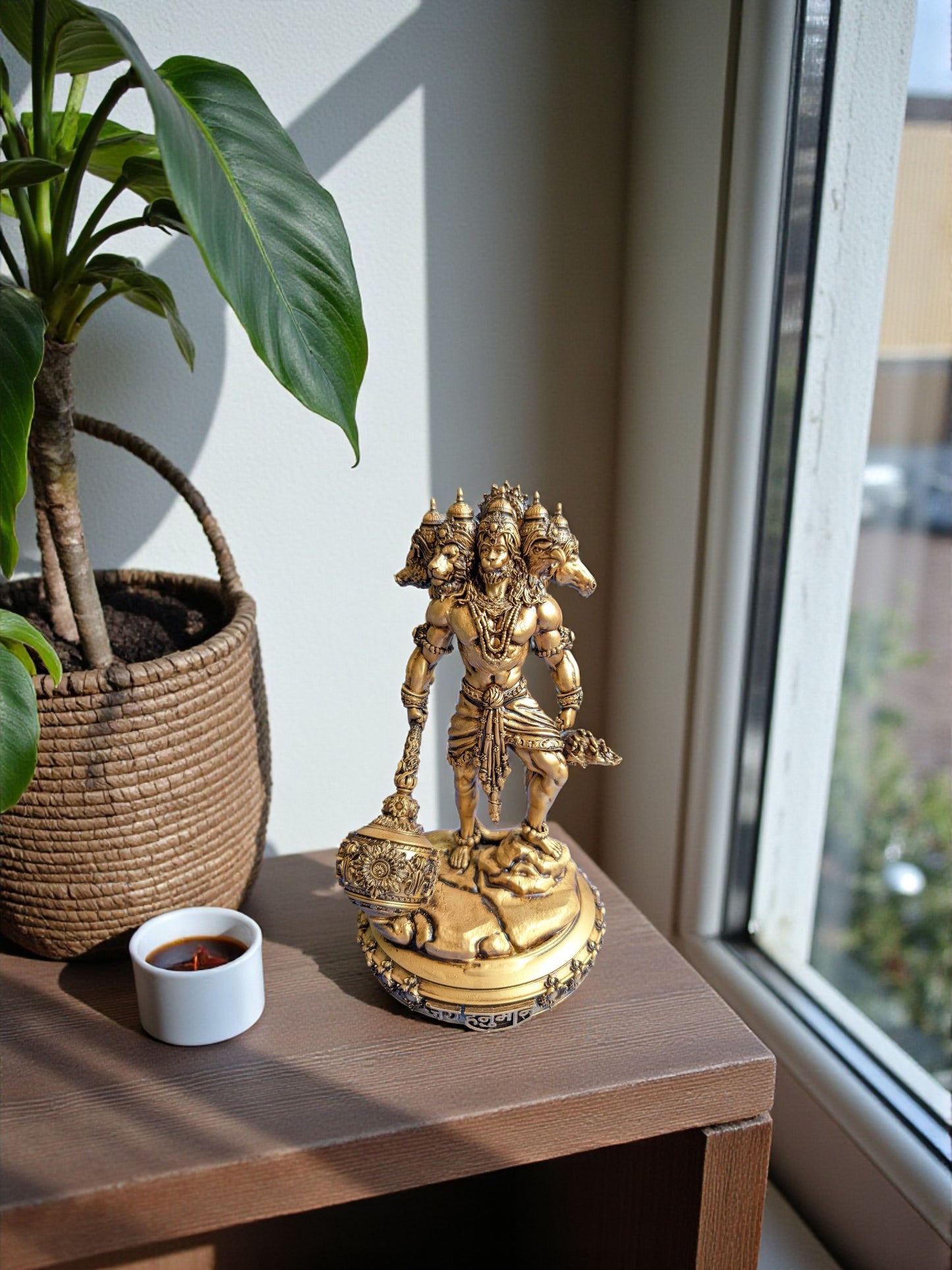Panchmukhi Hanuman Ji 2 hands – Guardian of Strength & Protection for Home - Fabzie - Home Decor Elegance