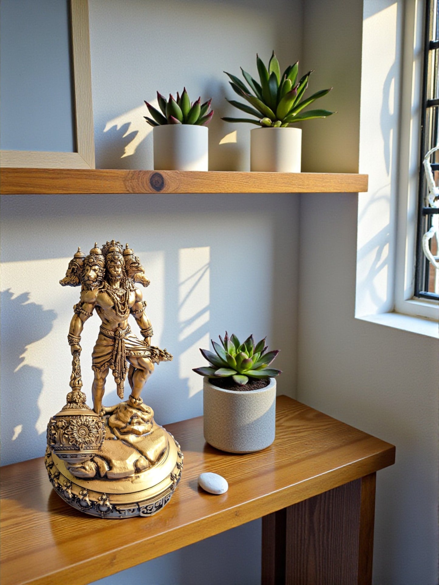 Panchmukhi Hanuman Ji 2 hands – Guardian of Strength & Protection for Home - Fabzie - Home Decor Elegance
