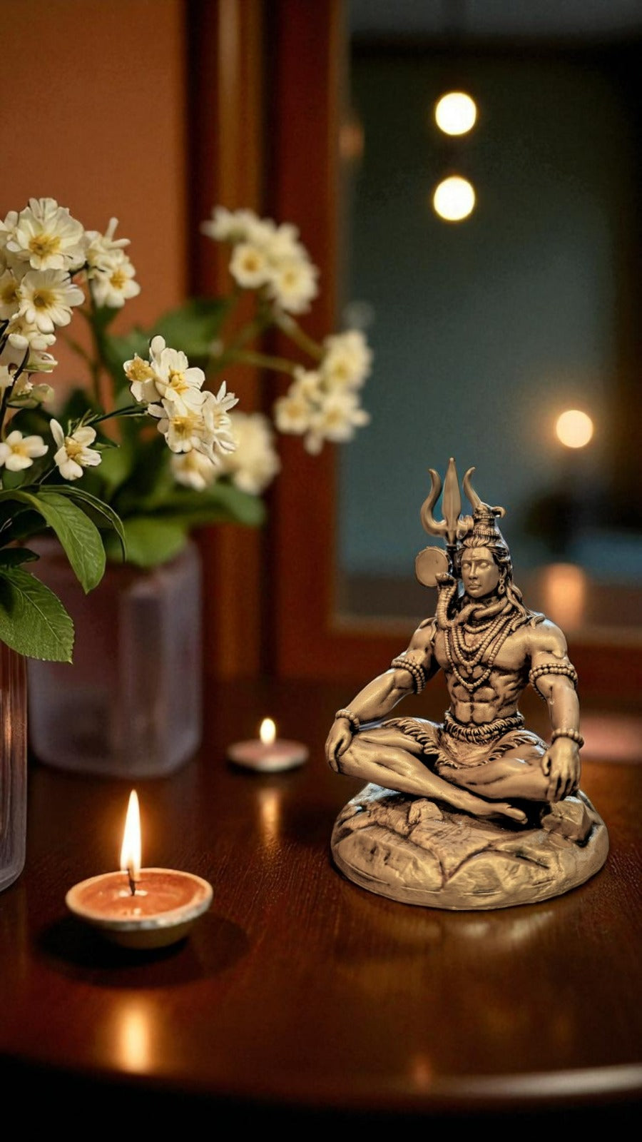 Lord Shiva in Dhyan Mudra – Spiritual Calm and Strength for Thoughtful Decor - Fabzie - Home Decor Elegance