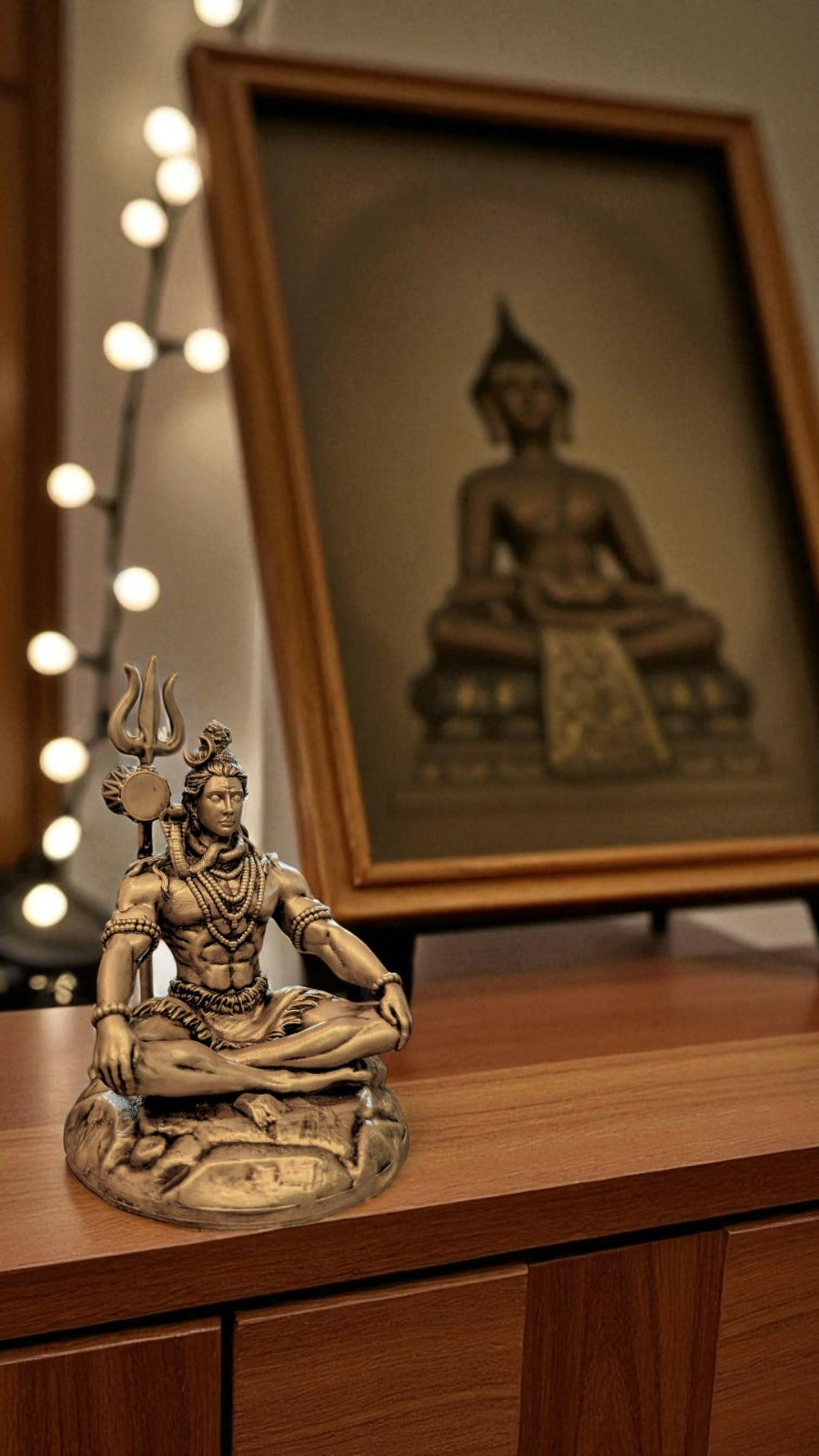 Lord Shiva in Dhyan Mudra – Spiritual Calm and Strength for Thoughtful Decor - Fabzie - Home Decor Elegance