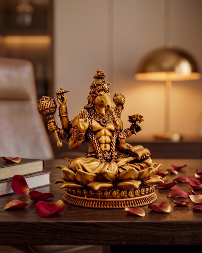 Lord Hayagriva Idol – Golden Finish Wisdom & Knowledge God Murti | Fabzie Vedic Decor (Copy) - Fabzie - Home Decor Elegance