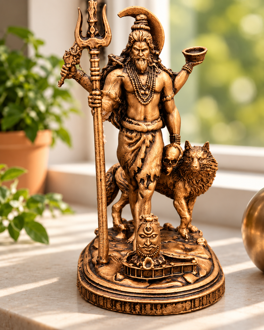 “Kal Bhairav – Vedic Symbol of Fearlessness & Justice” - For Car Dashboard