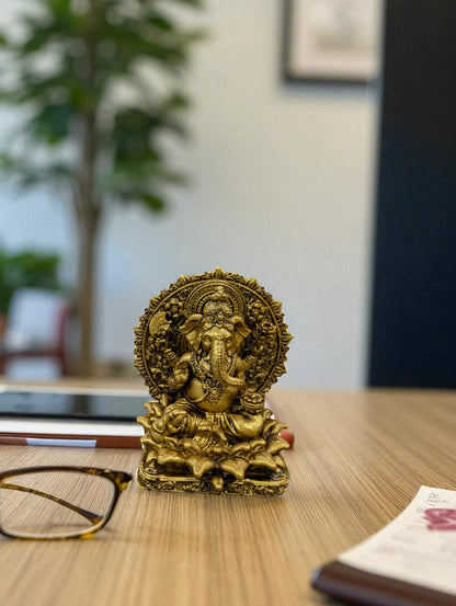 Divine Ganesh Ji Idol – Wisdom & Prosperity - Fabzie - Home Decor Elegance