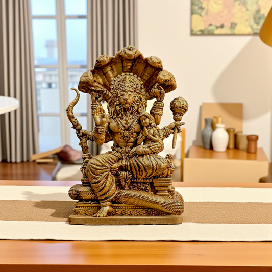 Narsimha with Prahlad – The Eternal Victory of Devotion, Protection, and Divine Power