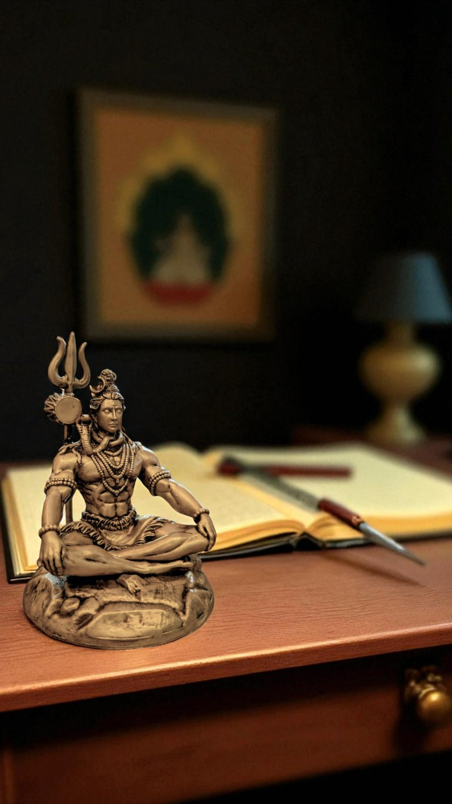 Lord Shiva in Dhyan Mudra – Spiritual Calm and Strength for Thoughtful Decor - Fabzie - Home Decor Elegance